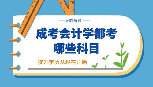 商丘成考会计学